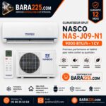 Climatiseur Split Nasco NAS-J09-N1 9000 BTU h 1 cv