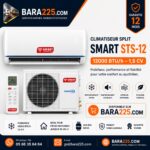 Climatiseur Split Smart STS-12 12000 BTU h 1,5 cv