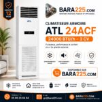Climatiseur armoire ATL 24ACF 24000 BTU h 3 cv
