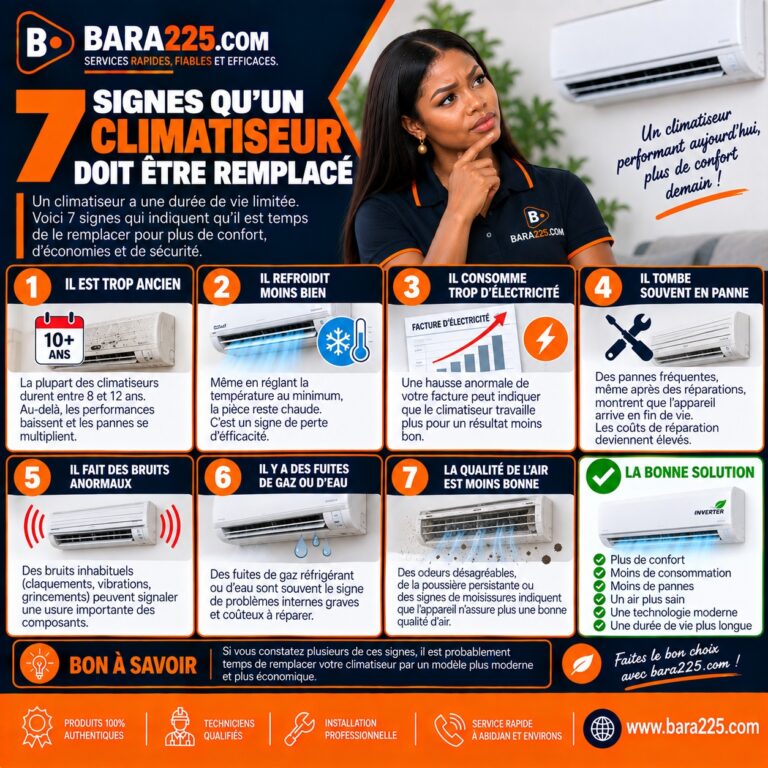 7 signes qu'un climatiseur doit être remplacé